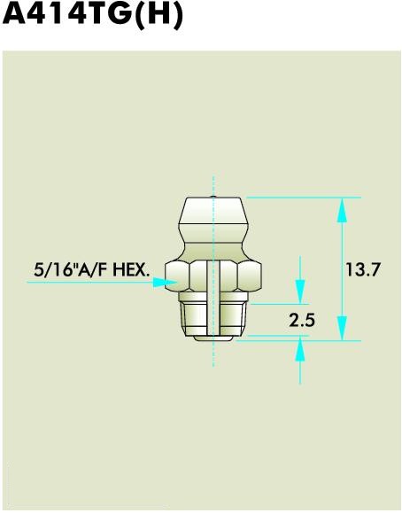 TAPER 45° CROSS SECTION